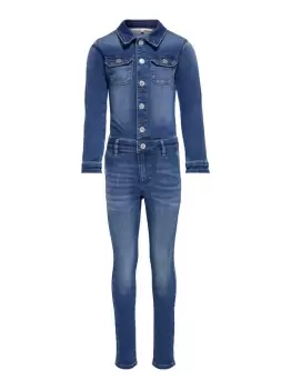 ONLY Denim Jumpsuit Women Blue