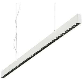 Ideal Lux Lighting - Ideal Lux LED Decorative Linear Straight Bar Pendant White, 4000K