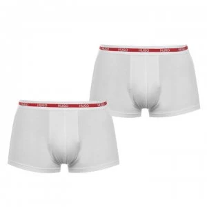 Hugo Boss 2 Pack Stretch Cotton Jersey Trunks White Size L Men