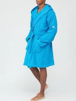 adidas Bathrobe - Blue, Size XS, Men