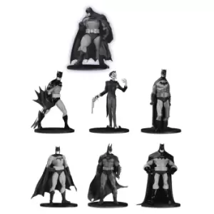 Batman Black & White PVC Minifigure 7-Pack Box Set #3 10 cm