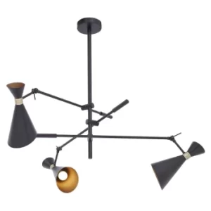 Interiors by PH Linox 3 Bulb Pendant Light, none