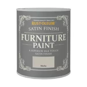 Rust-Oleum Satin Furniture Paint - Mocha - 125ml