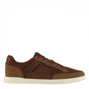 Jack and Jones Byson Mesh Mix Trainers - Cognac