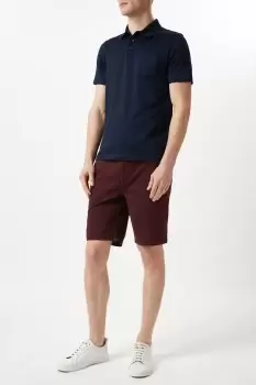 Classic Burgundy Chino Shorts