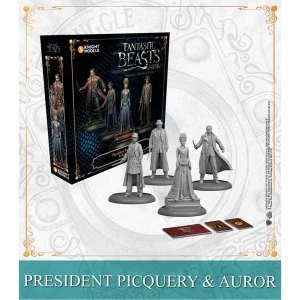 Harry Potter Miniatures Adventure Game President Picquery & Aurors Expansion