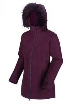 Regatta Myla Waterproof Jacket - Dark Burgundy , Dark Burgundy, Size 16, Women