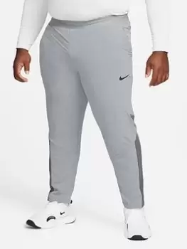 Nike Train Pro Dri Fit Flex Vent Max Pant, Grey Size M Men