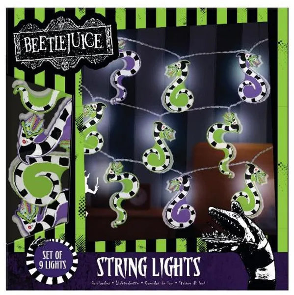 Warner Brothers Beetlejuice 10 LED Halloween String Lights