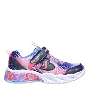 Skechers SH Lights Child Girls Trainers - Multi