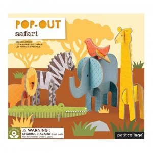 Petit Collage Petit Pop Out Play Set - Safari