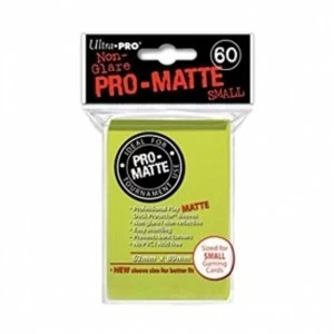 Ultra Pro Matte Small Bright Yellow 60 Sleeves DPD 10 Packs