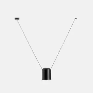 Attic Decorative Hanging Ceiling Pendant Matt Black 1x E27 / 175cm x 200cm