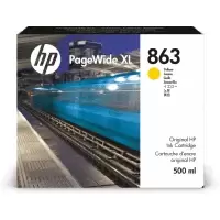 HP 863 PageWide XL Yellow Ink Cartridge