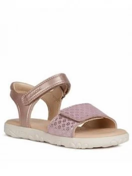 Geox Girls Haiti Sandal - Rose Gold