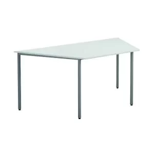 Jemini Trapezoidal Multipurpose Table 1600x800x730mm White KF79036