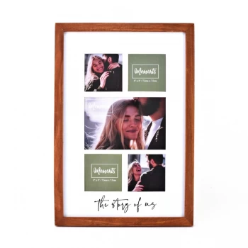 Moments Wooden Collage Frame - The Story of Us