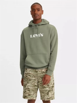 levis Sweatshirt Men Green Cotone - Cotton