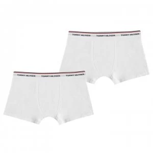 Tommy Hilfiger Tommy 2 Pack Essential Trunks - White/White