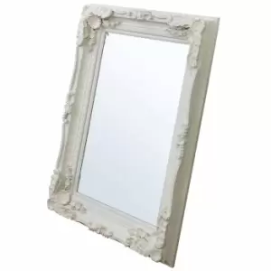 Crossland Grove Carved Regency Cream Wall Mirror - 1190 X 890Mm