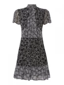 Michael Kors Star mix print dress Black