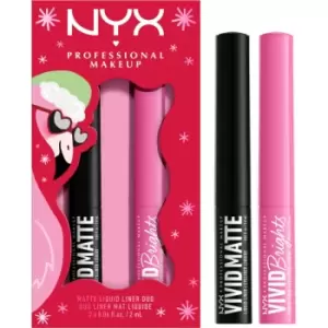 NYX Professional Makeup FA LA L.A. LAND liquid eyeliner (gift set)