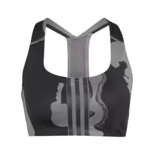 adidas Thebe Magugu Training Medium-Support Bra Womens - Grey