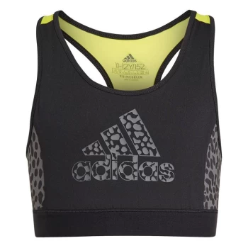 adidas Alphaskin Sports Bra Light Support Junior Girls - Yellow