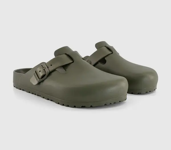 Birkenstock Boston Eva Sandals Khaki Green, 7.5