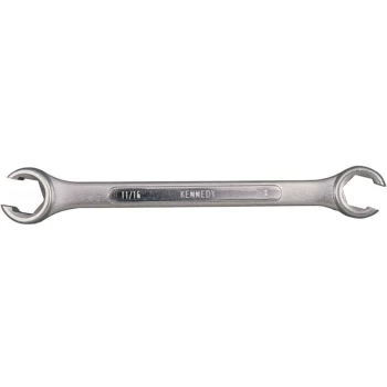 Kennedy - Imperial Flare Nut Spanner, Chrome Vanadium Steel, 3/4IN. X 7/8IN.