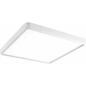 Leds-c4 - Net ceiling light, polyurethane and polystyrene, matt white, 31 cm