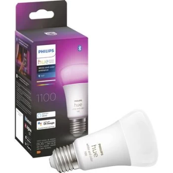 Philips Lighting Hue LED light bulb 871951429117100 EEC: F (A - G) Hue White & Col. Amb. E27 Einzelpack 800lm 75W E-27 9 W Warm white to cool white EE