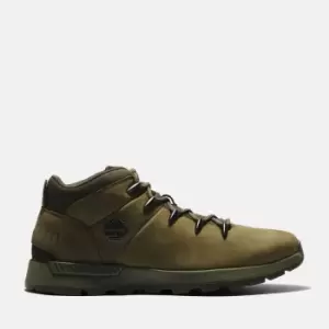 Timberland Sprint Trekker Hiking Boot For Men In Dark Green Dark Green, Size 8