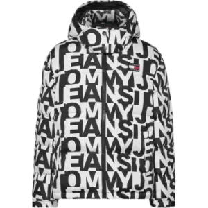 Tommy Jeans Tjw Aop Alaska Puffer - Black