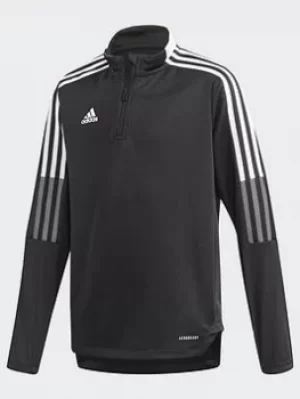 Boys, adidas Tiro 21 Training Top, Black, Size 11-12 Years