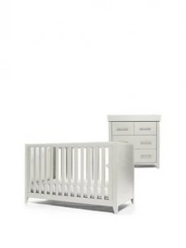 Mamas & Papas Grey Melfi Cot Bed & Dresser Changer