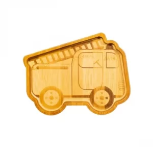 Sass & Belle Bamboo Fire Engine Plate