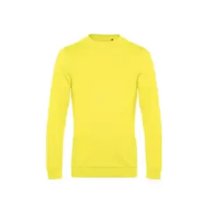 B&C Mens Set In Sweatshirt (2XL) (Solar Yellow)