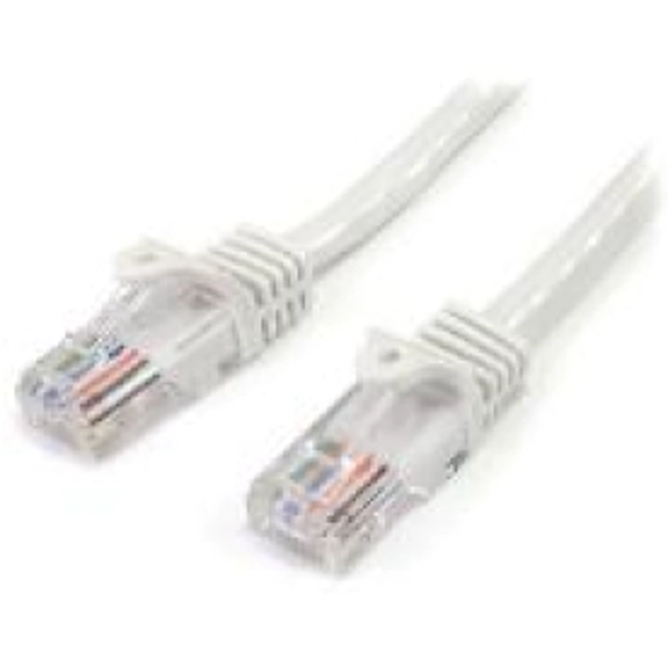 StarTech 1m Cat5e Snagless UTP Network Patch Cable RJ 45RJ 45 White