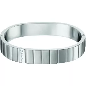 Ladies Calvin Klein Stainless Steel Large Plate Bangle KJ5SMD08010L