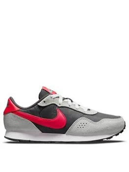 Nike MD Valiant Trainer - Grey/Red/Black, Grey/Red/Black, Size 5