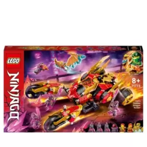 LEGO NINJAGO Kai's Golden Dragon Raider Car Toy Set 71773 - Multi