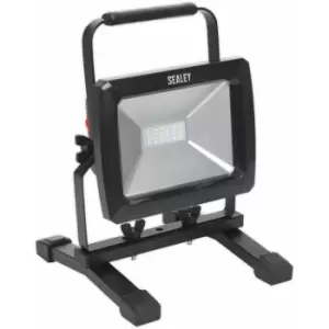 Rechargeable Portable Floodlight - 20W smd LED - Aluminium Housing - 1400 Lumen