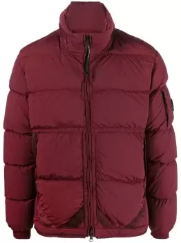 C.P. COMPANY Eco-Chrome Down Jacket Red