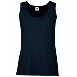 Fruit Of The Loom Ladies/Womens Lady-Fit Valueweight Vest (2XL) (Deep Navy)