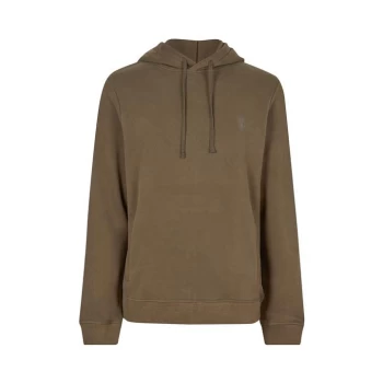 AllSaints Raven Oth Hoody - PEPPERED BROWN