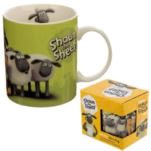 Green Shaun the Sheep New Bone China Mug