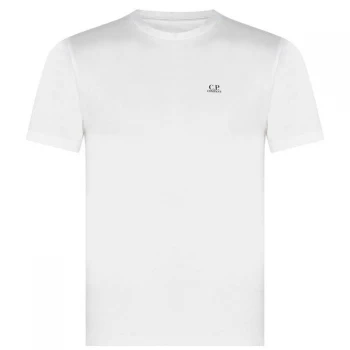 CP COMPANY Short Sleeve Basic Logo T-Shirt - White 103