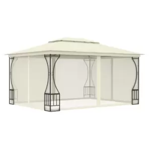 Vidaxl Gazebo With Nets 300x400x265cm Cream