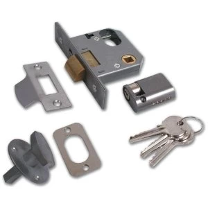 Union 2332 Mortice Nightlatch cw Cylinder and Turn